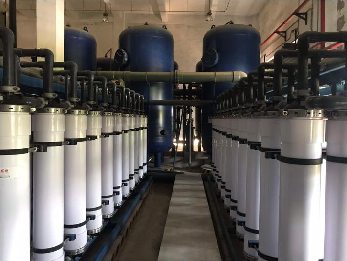 蕪湖某光電廠10000T/D超純水處理超濾系統二期